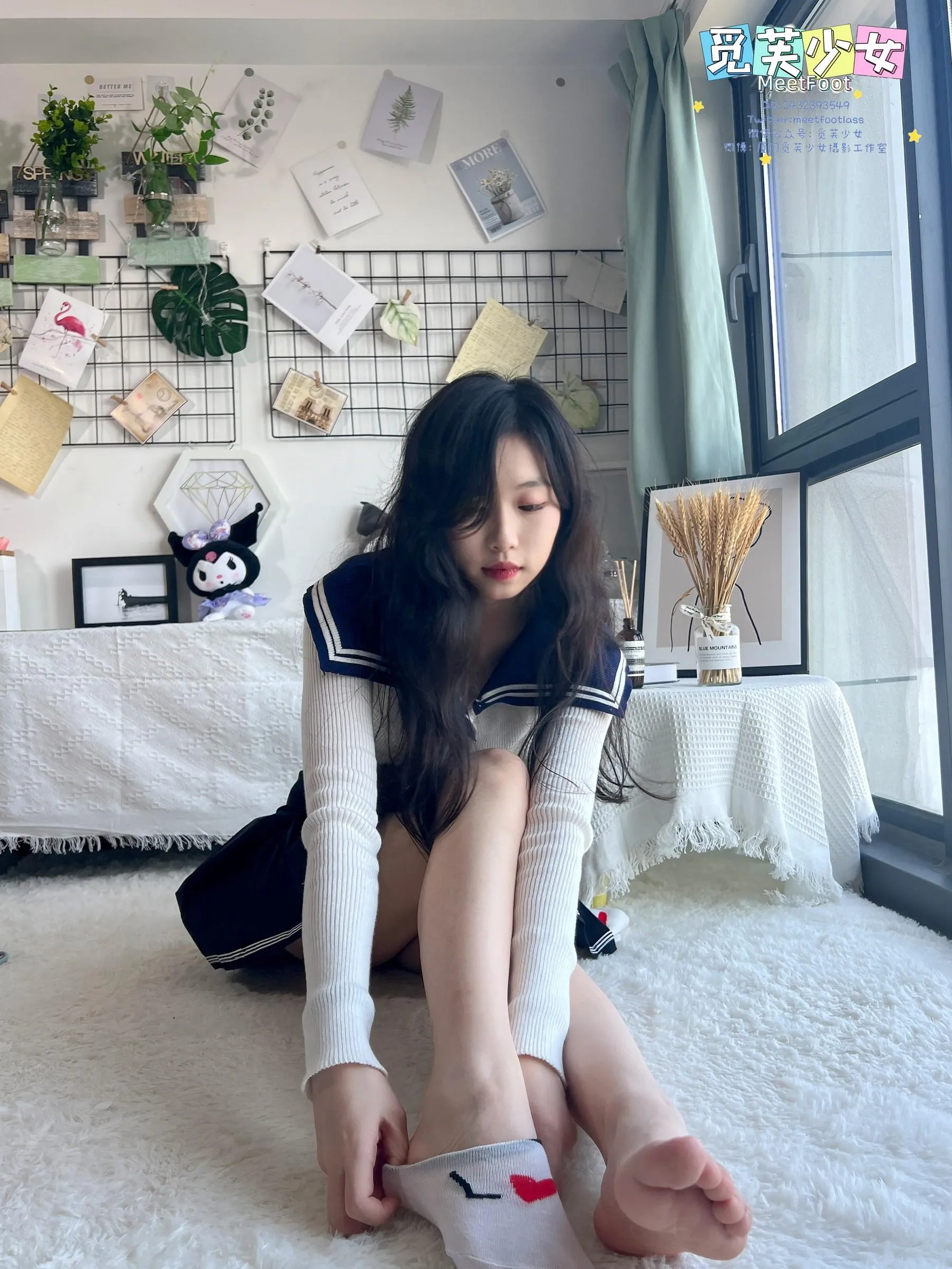 [觅芙少女]NO.018 JK短裙美少女-1 [105P]插图